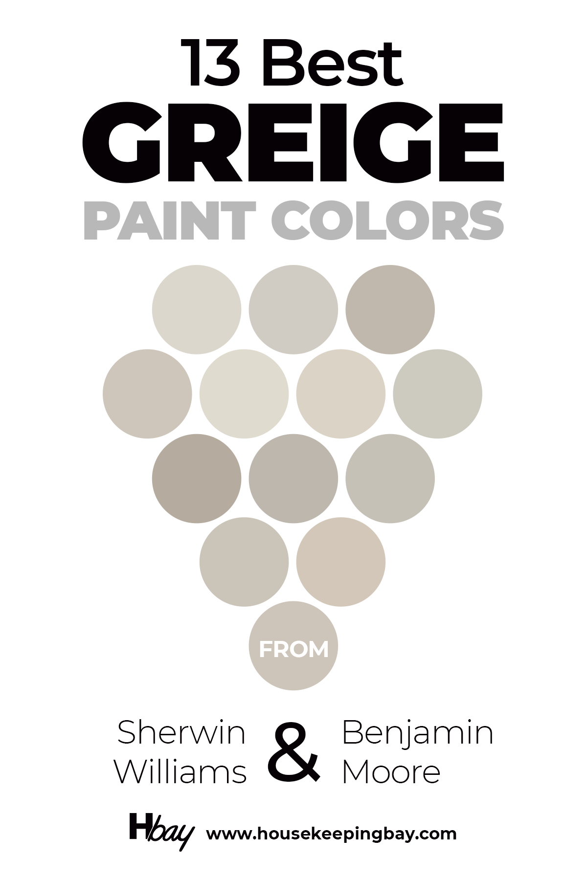 13 Best Greige paint colors