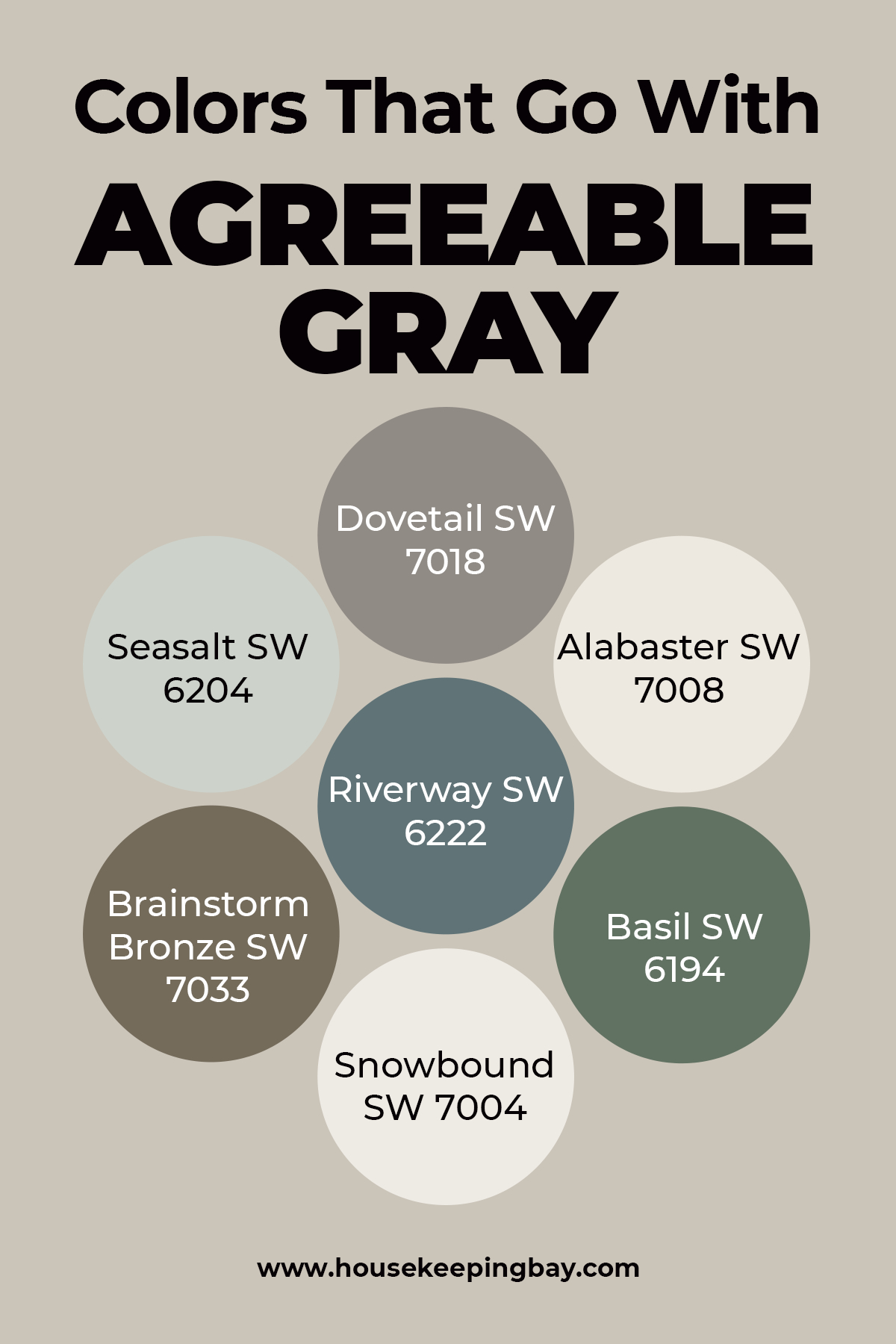 Colors That Go With Agreeable Gray