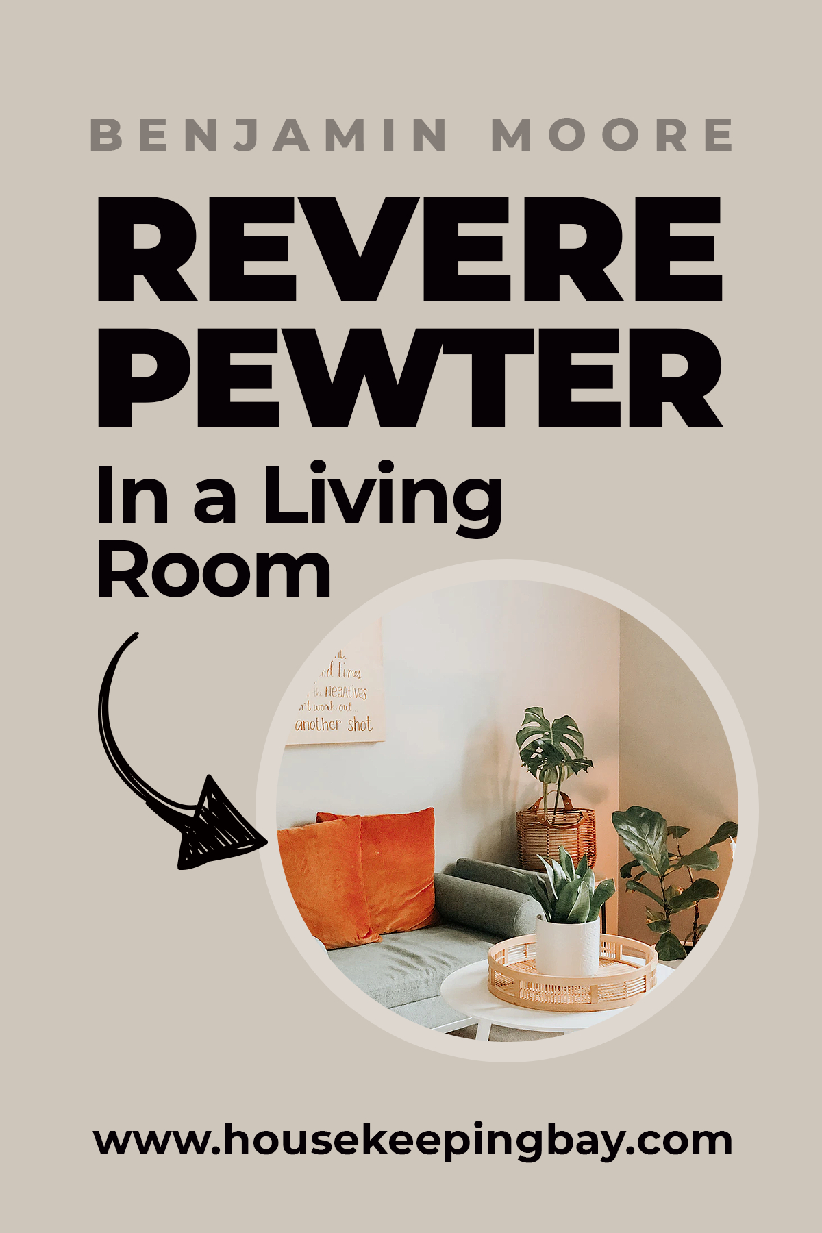 Revere Pewter In a Living Room 2