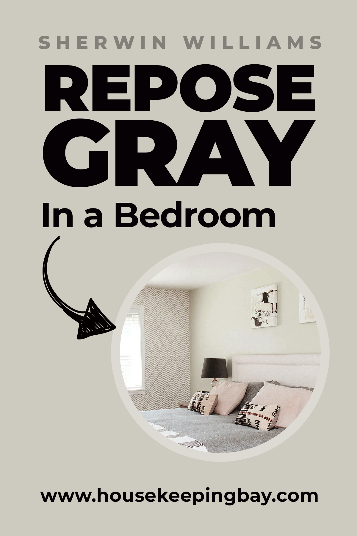 Repose Gray in Bedroom