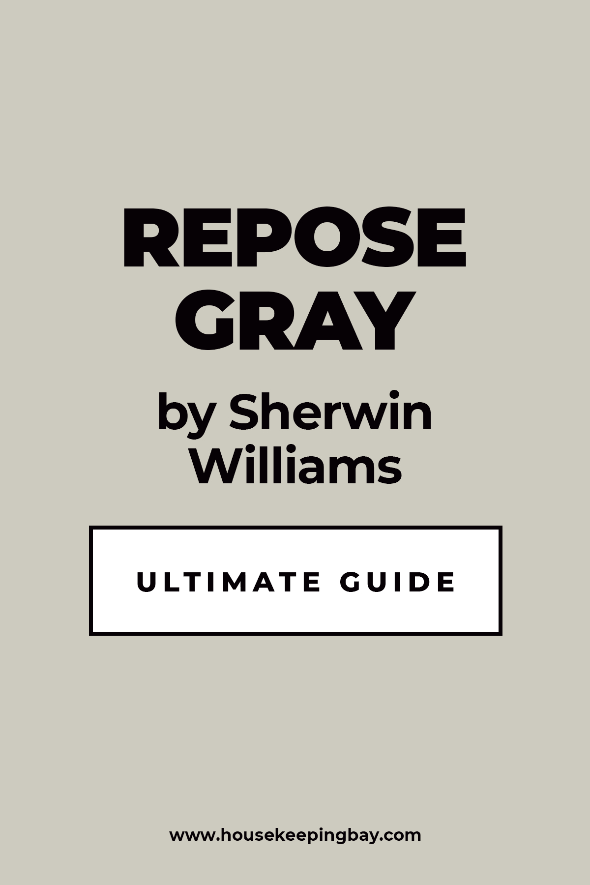 Repose Gray by Sherwin Williams ULTIMATE GUIDE