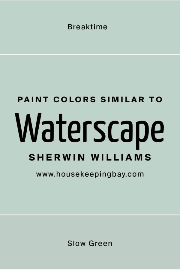 Waterscape SW 6470 By Sherwin Williams Housekeepingbay