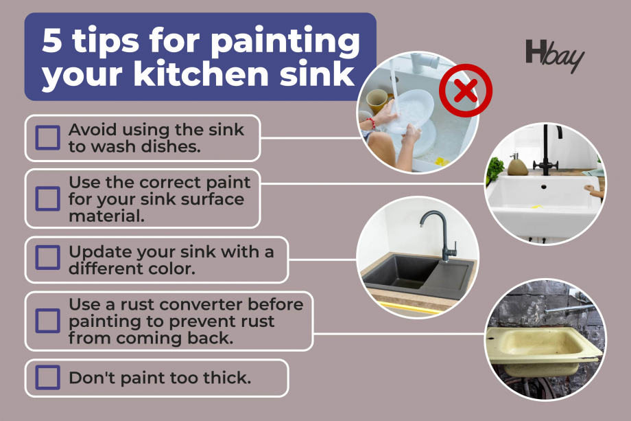 How To Paint A Kitchen Sink Aluminum Porcelain Earthenware