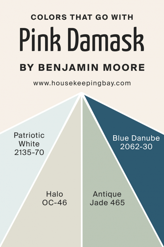 Pink Damask Oc Paint Color By Benjamin Moore