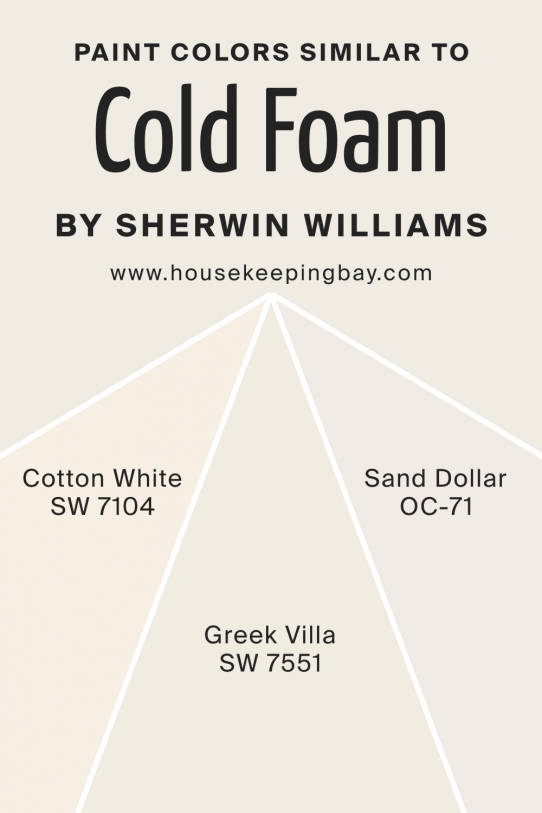 Cold Foam SW 9504 Paint Color By Sherwin Williams