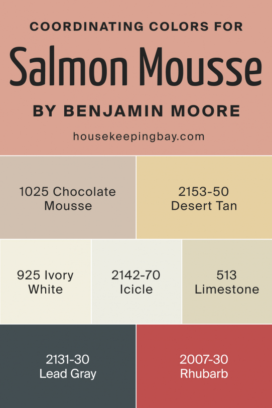 Salmon Mousse 046 Paint Color By Benjamin Moore