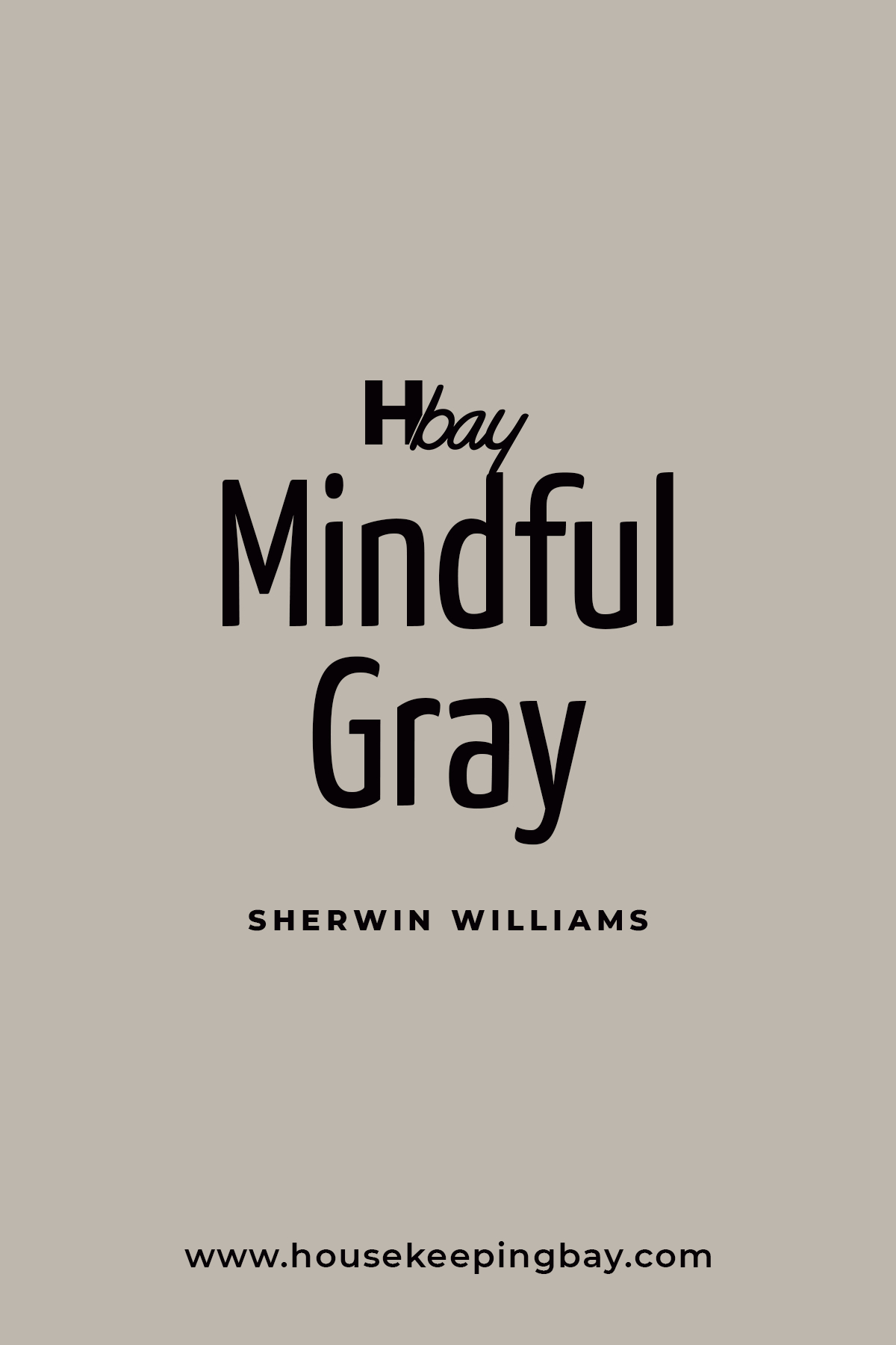 Mindful Gray SW 7016 by Sherwin-Williams