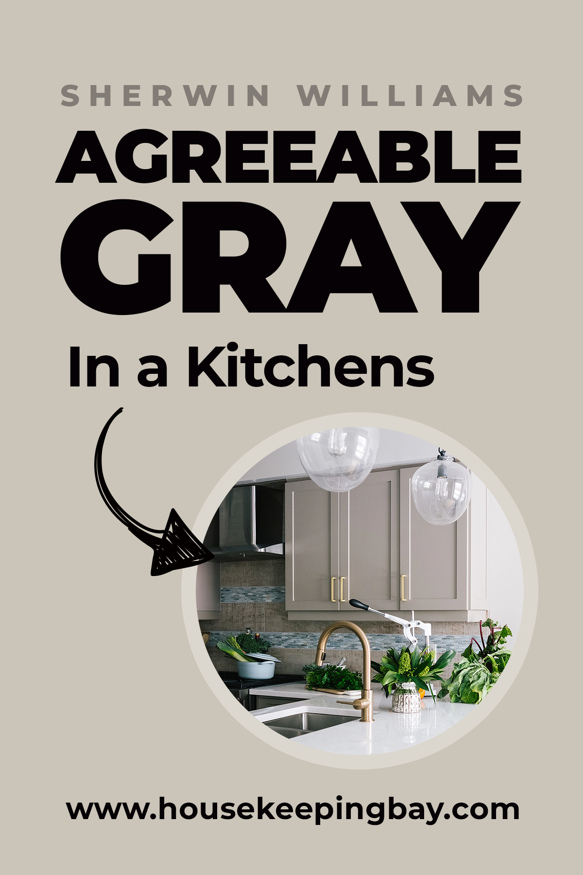 Agreeable Gray in a Kitchens