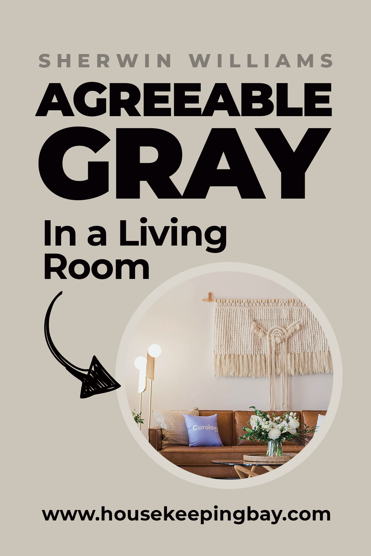 Agreeable Gray in a Living Room