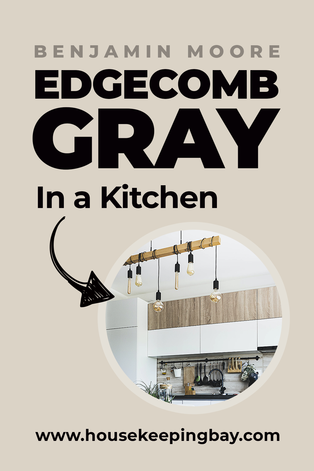 Edgecomb Gray In a Kitchen