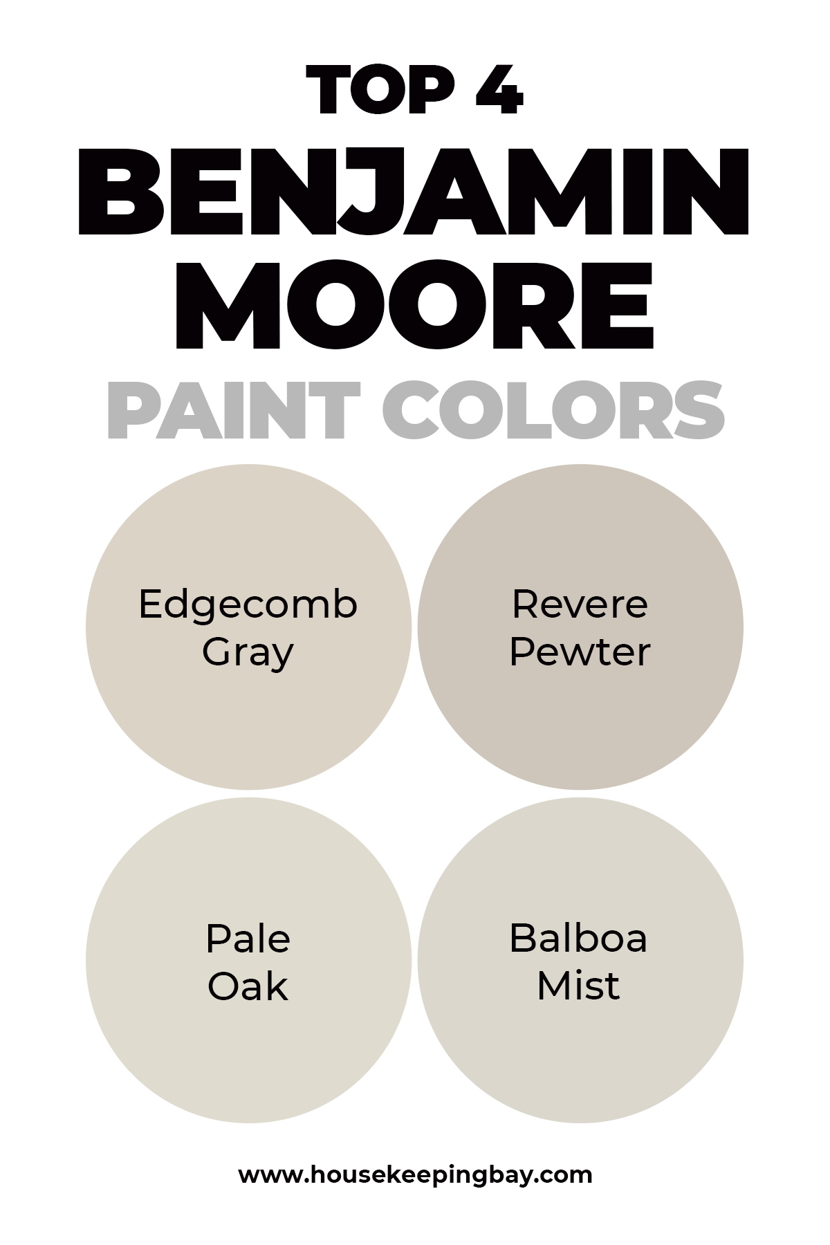 TOP 4 Benjamin Moore