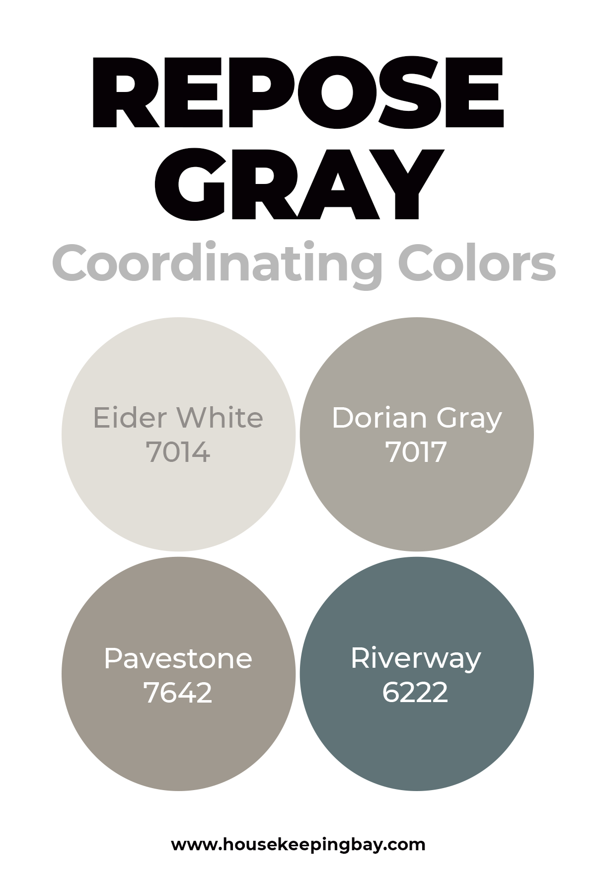 Repose Gray Coordinating Colors