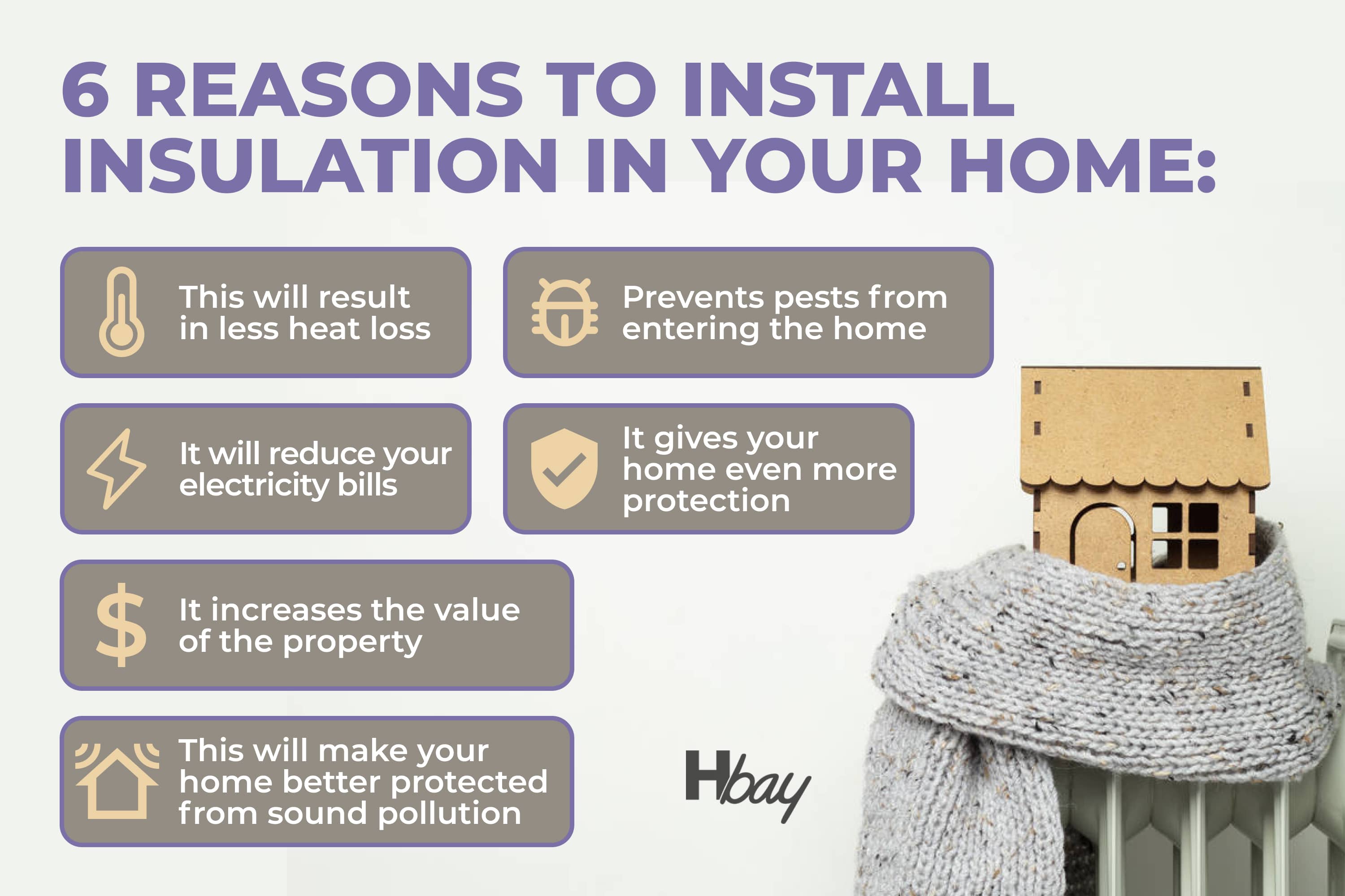 6 reasons to install insulation in your home