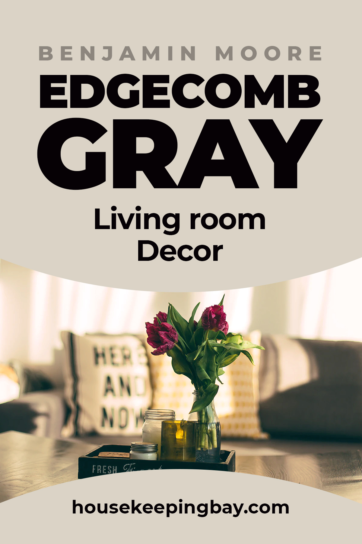 Edgecomb Gray living room Decor