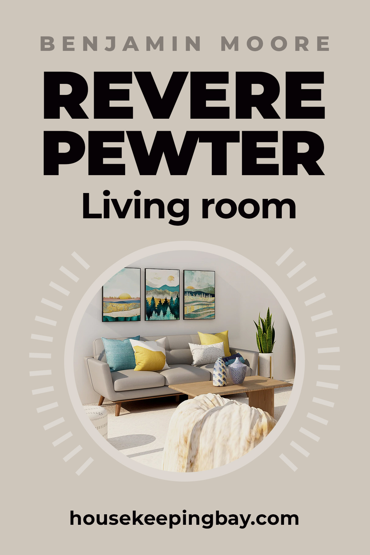 Revere pewter living room