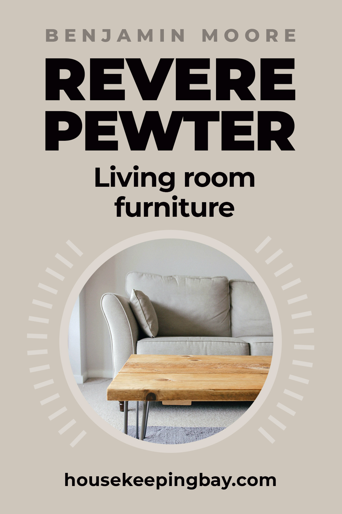 Revere pewter living room furniture