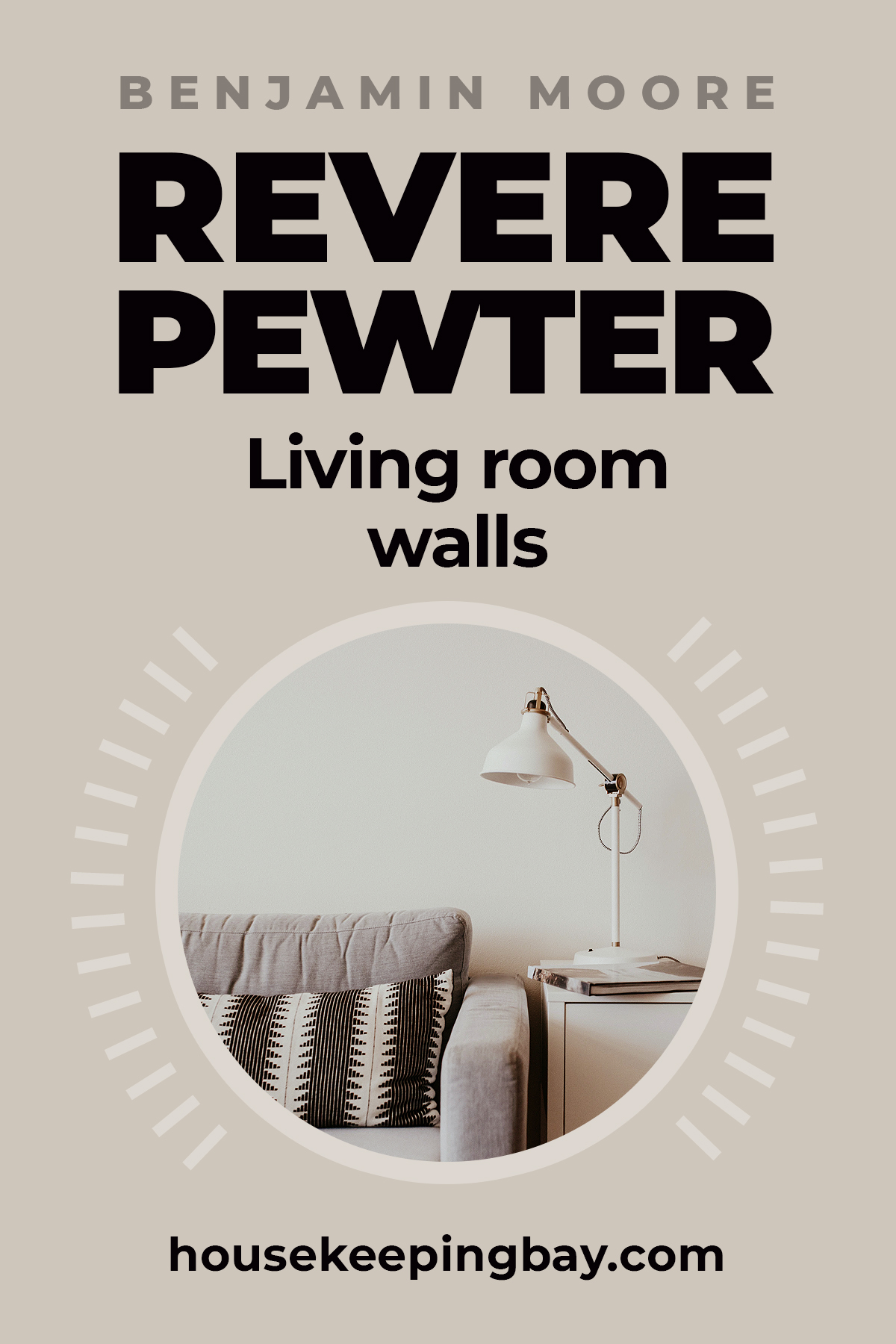 Revere pewter living room walls