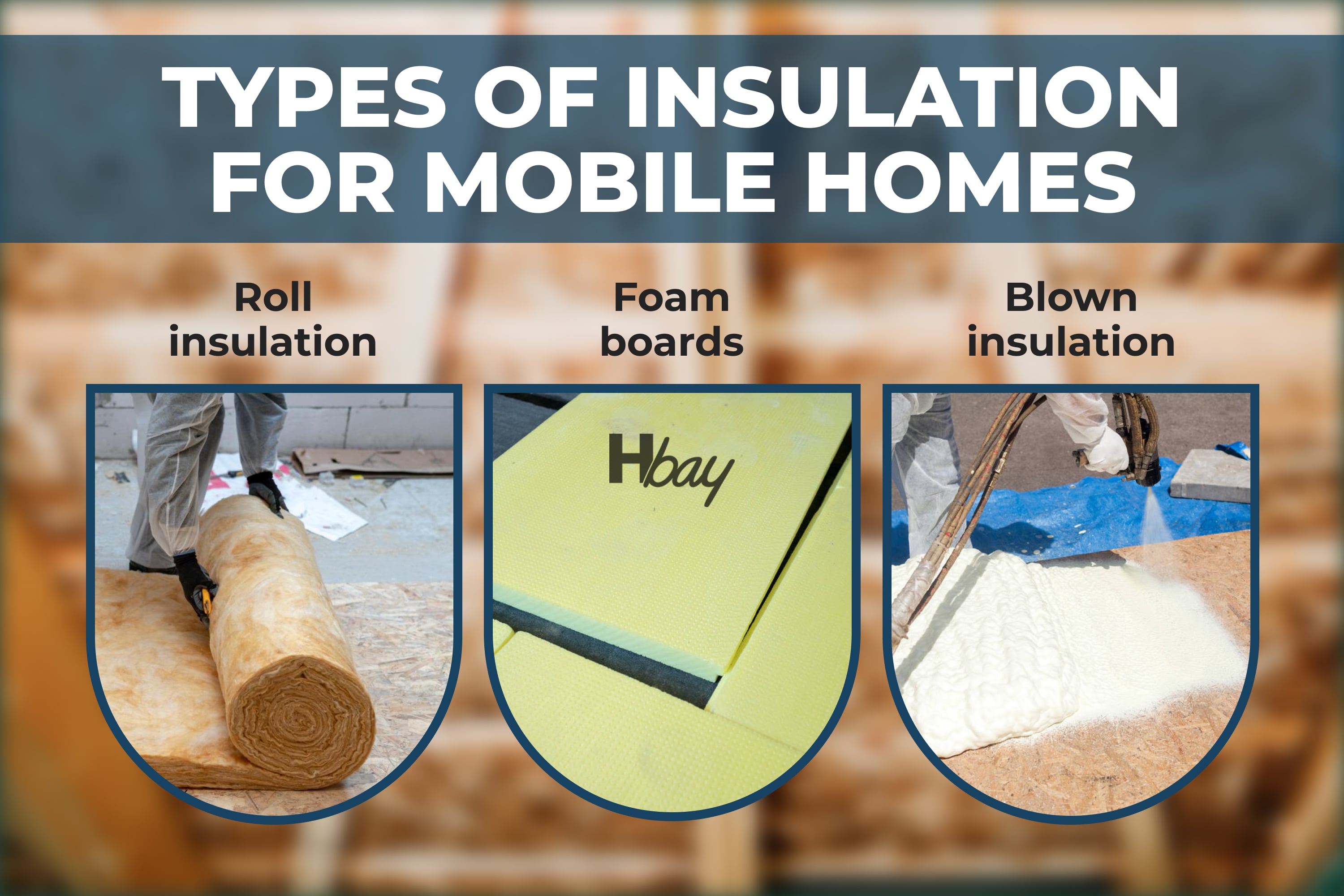 Types of insulation for mobile homes