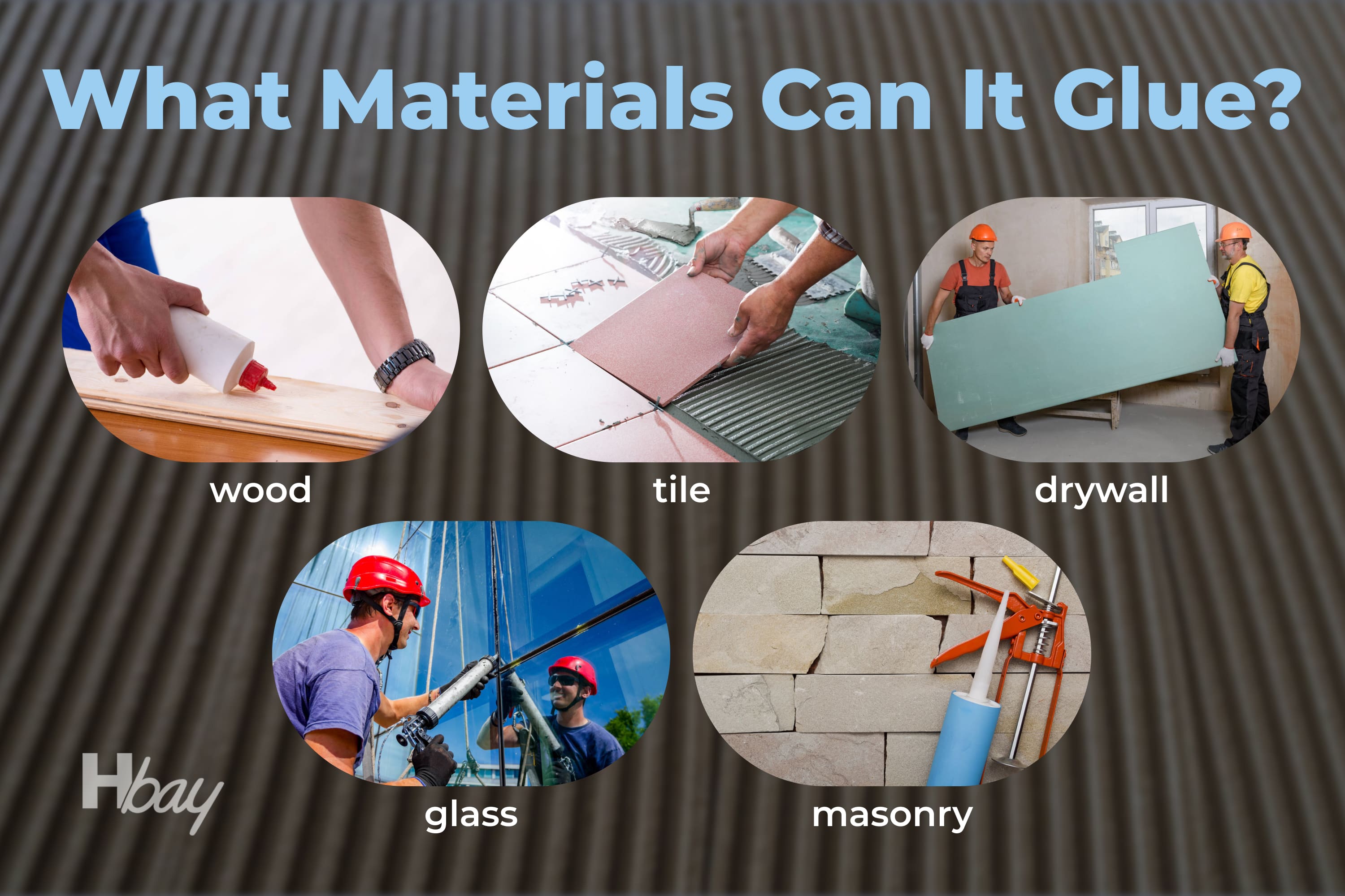What materials can it glue