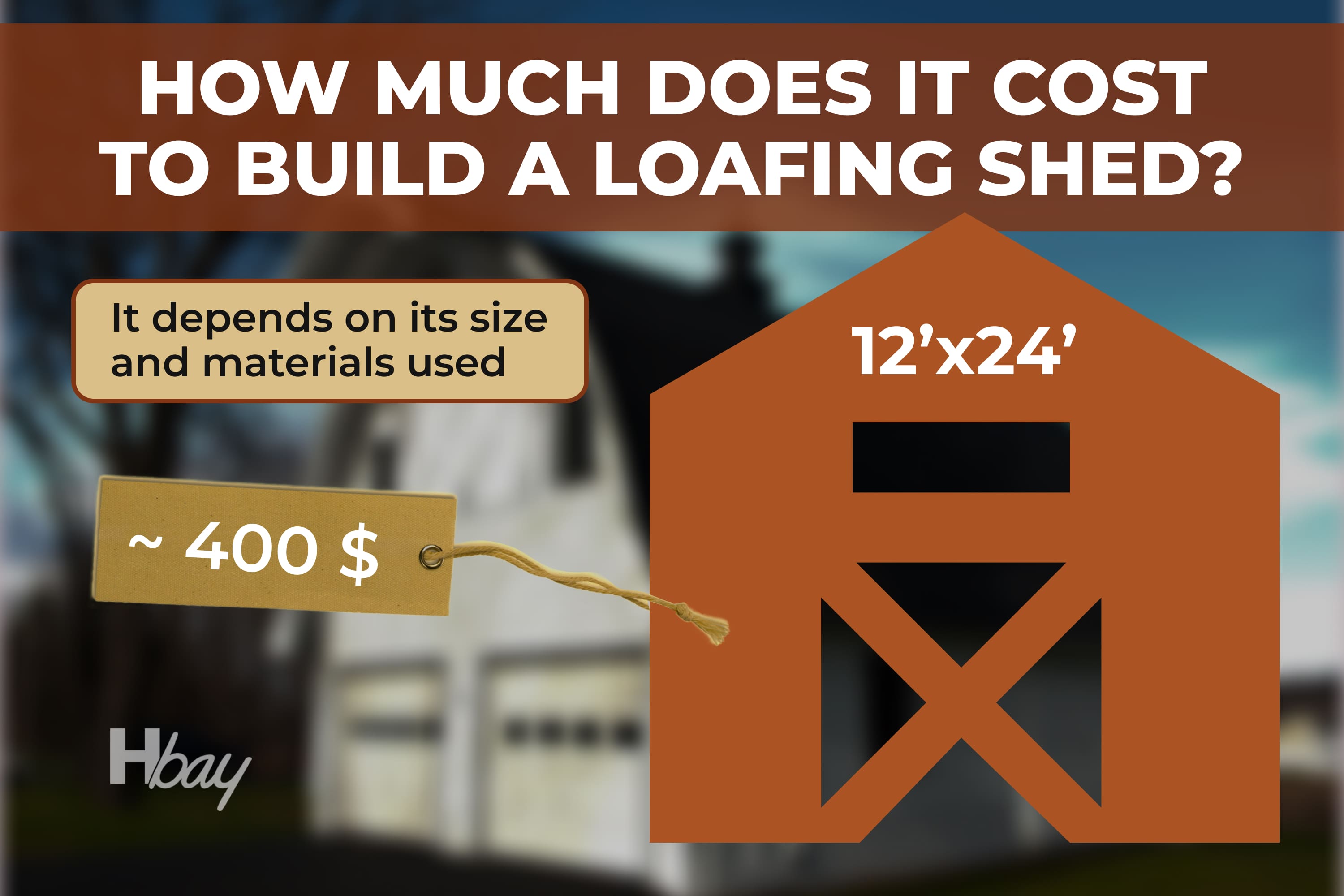 How much does it cost to build a loafing shed