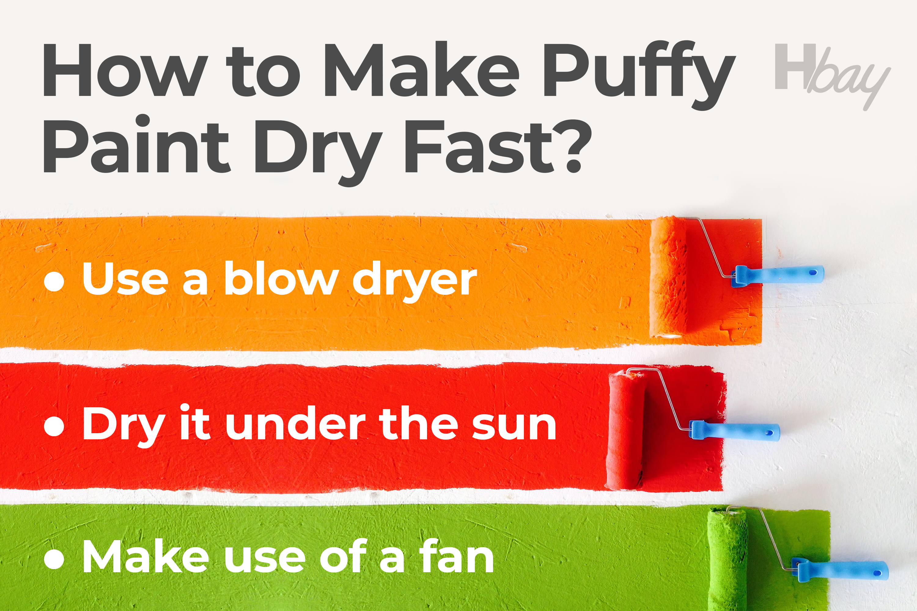 How to Make Puffy Paint Dry Fast