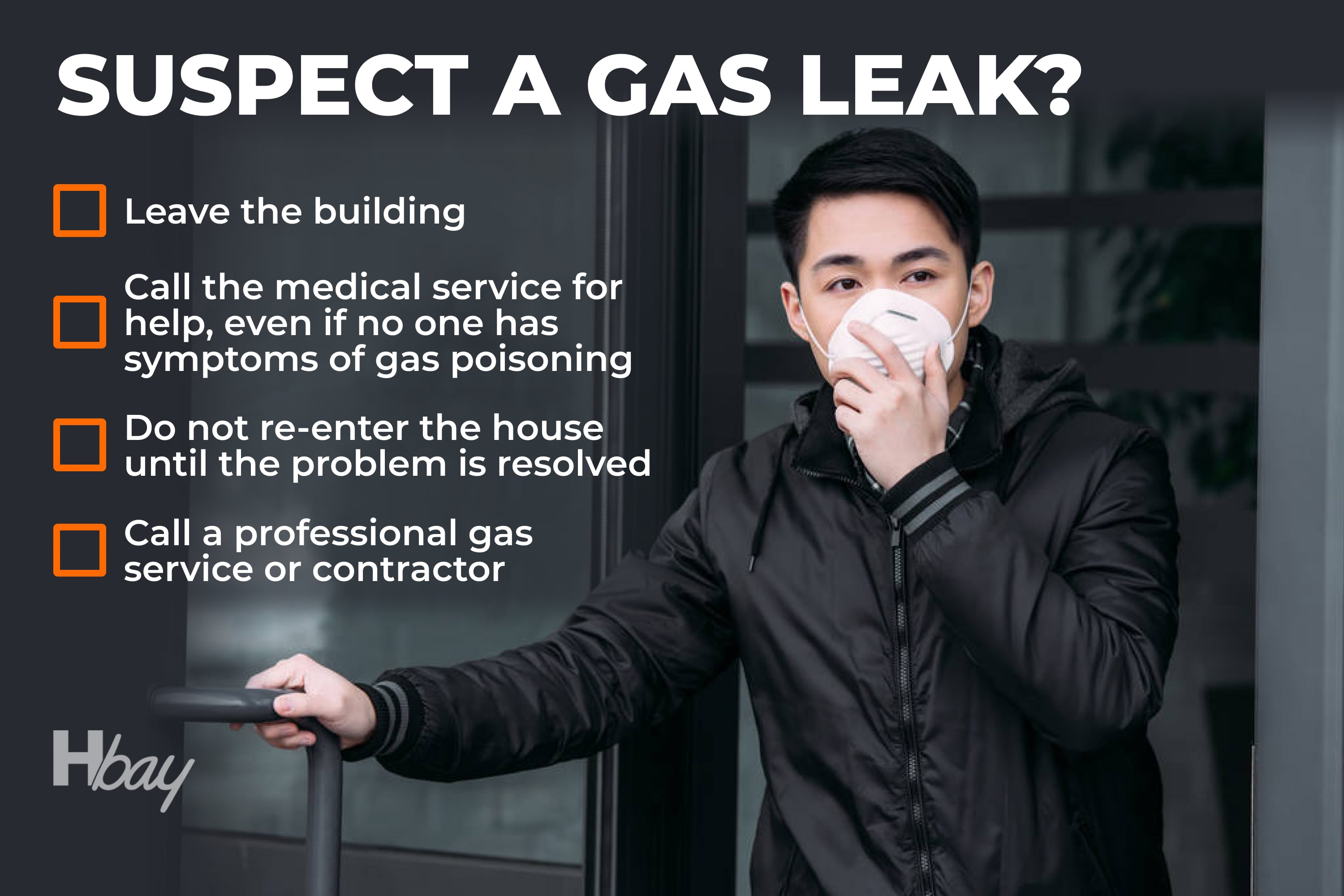 Suspect a gas leak