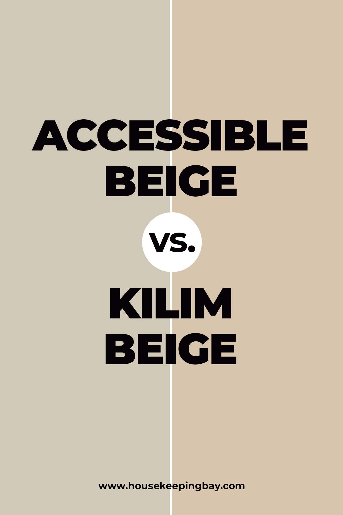 Accessible Beige vs Kilim Beige
