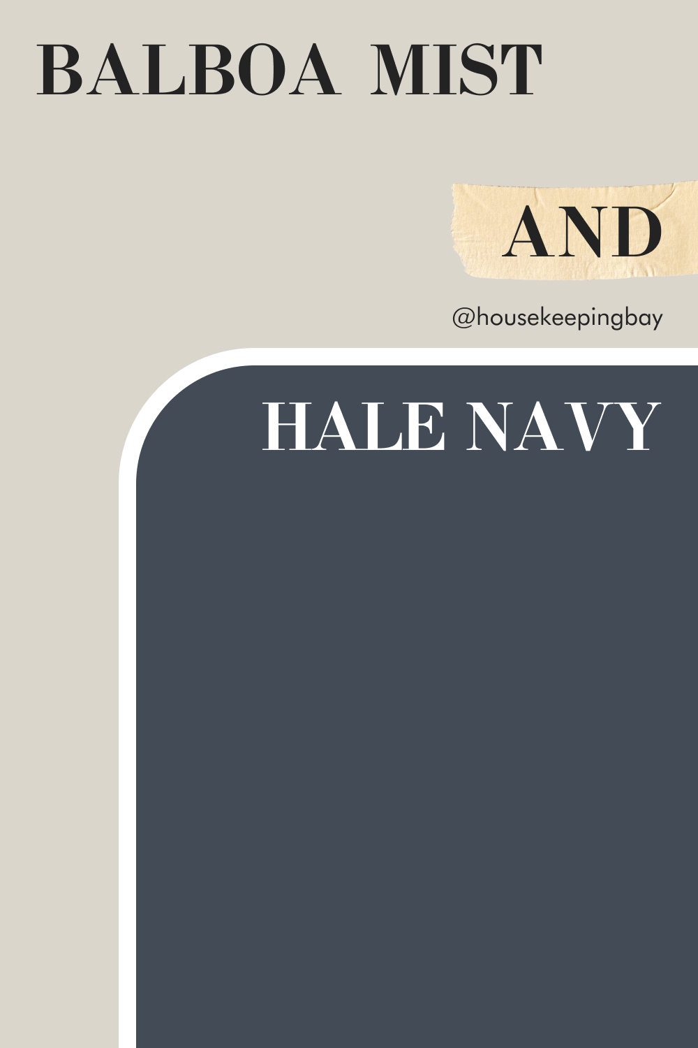 Balboa Mist OC-27 and Hale Navy HC-154