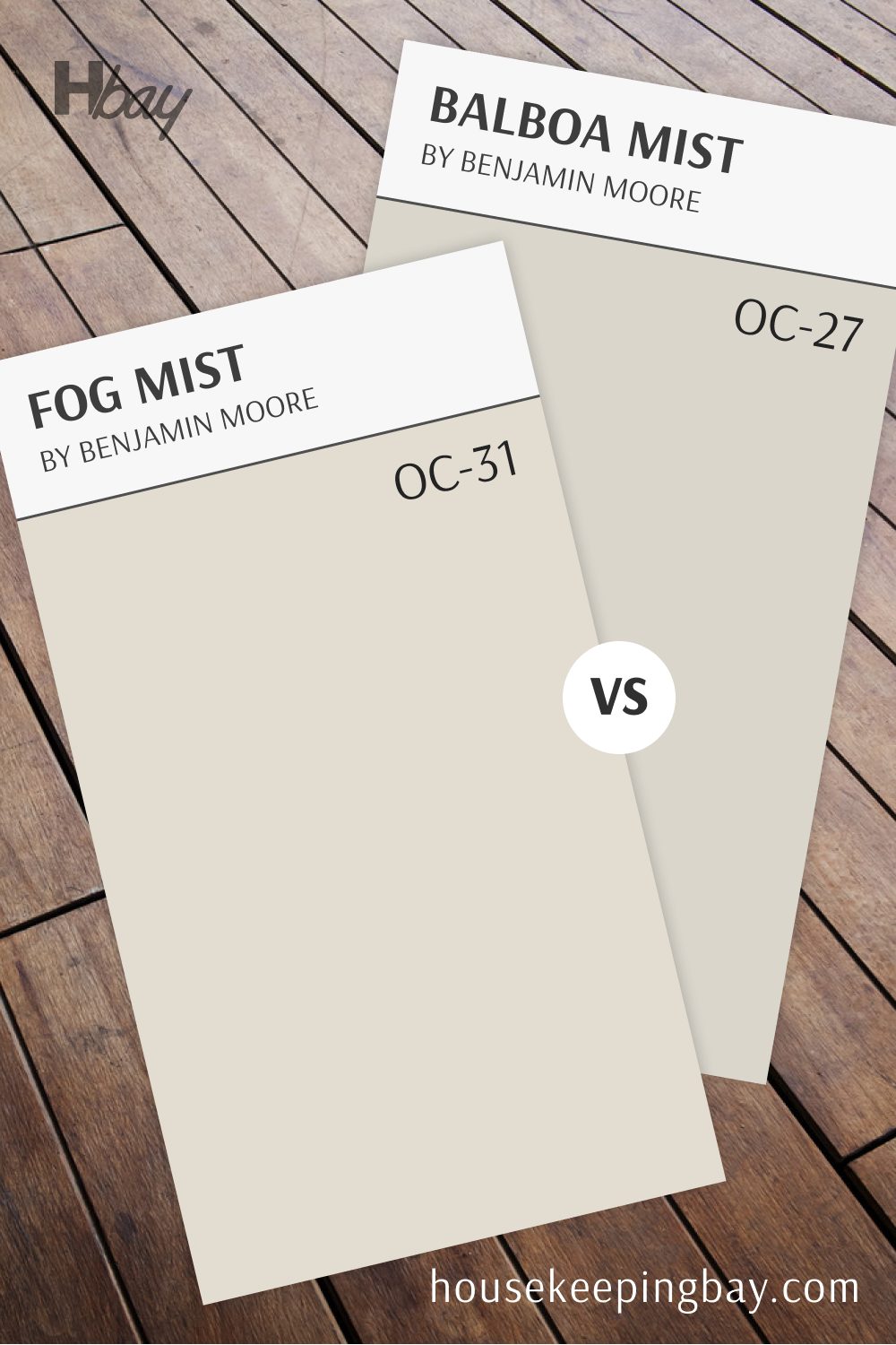 Balboa Mist OC-27 vs Fog Mist OC-31