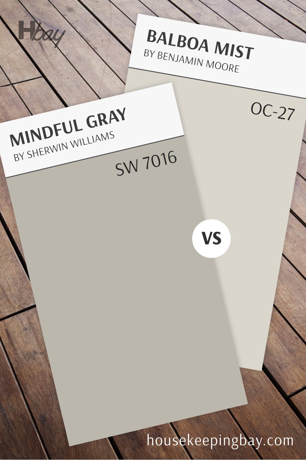 Balboa Mist OC-27 vs Mindful Gray SW 7016