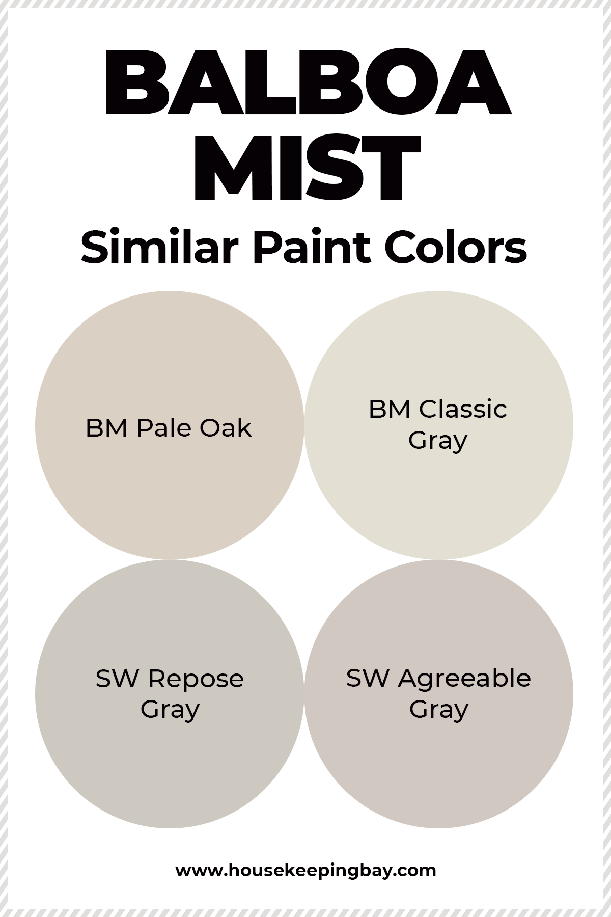 Balboa Mist Similar Paint Colors