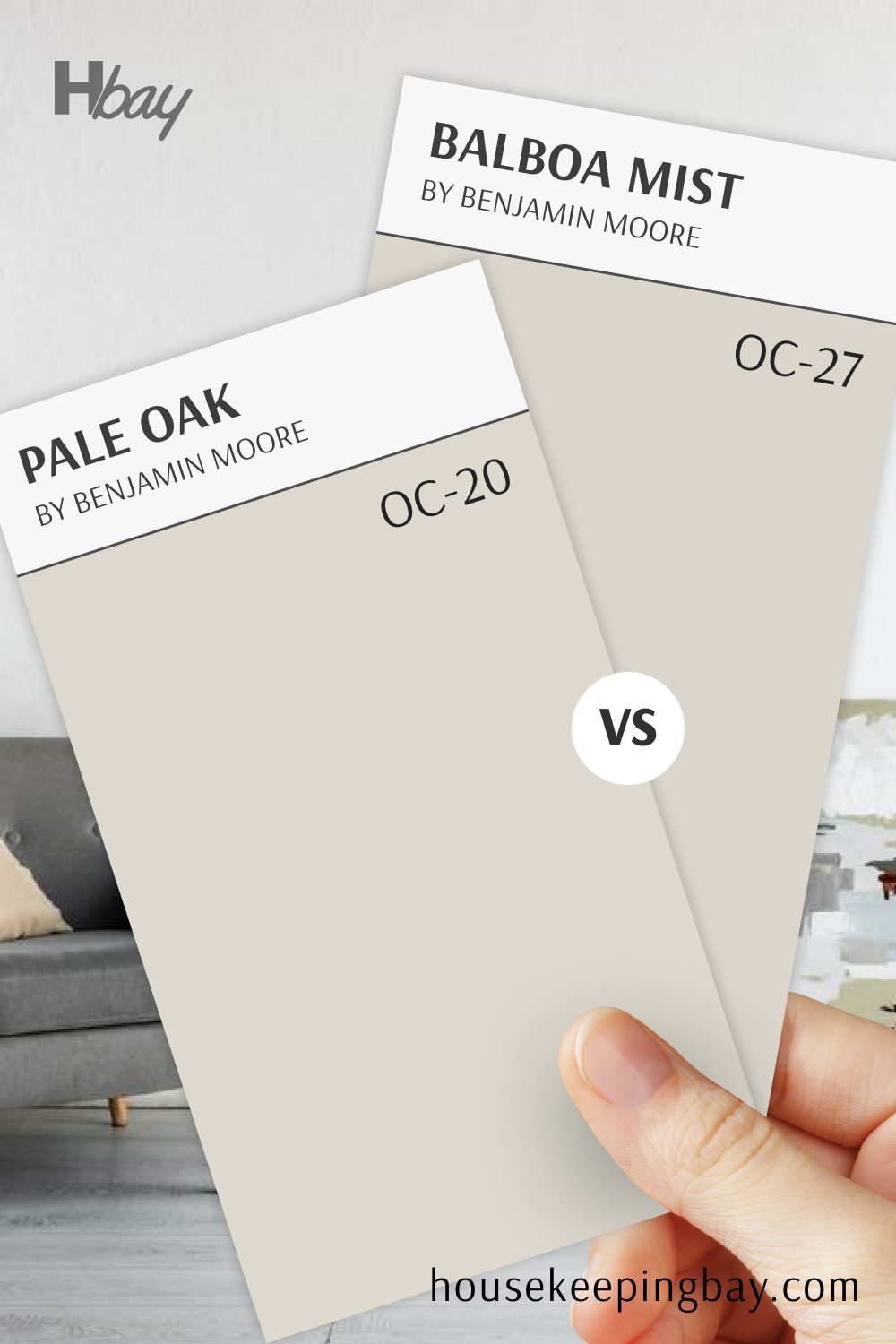 Balboa Mist vs Pale Oak