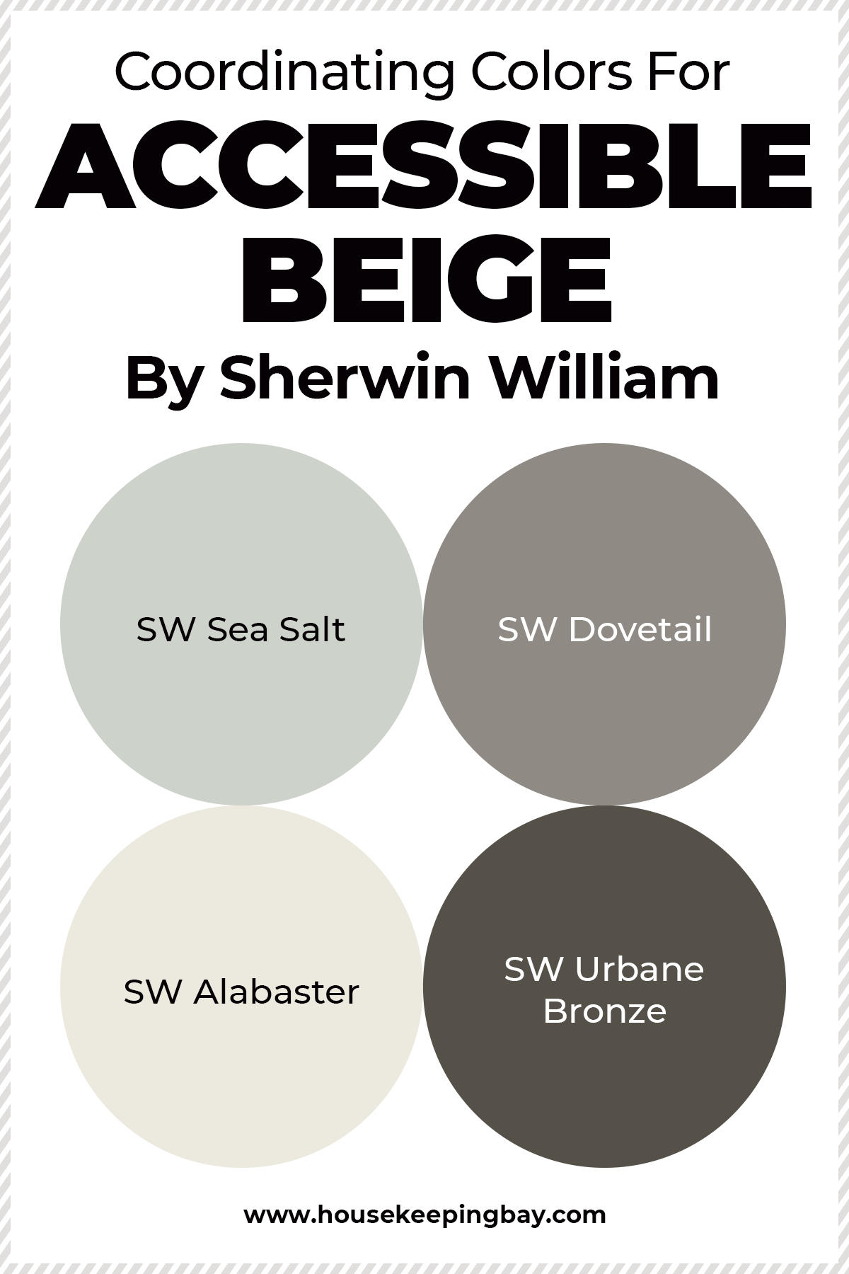 Coordinating Colors For Accessible Beige By Sherwin William