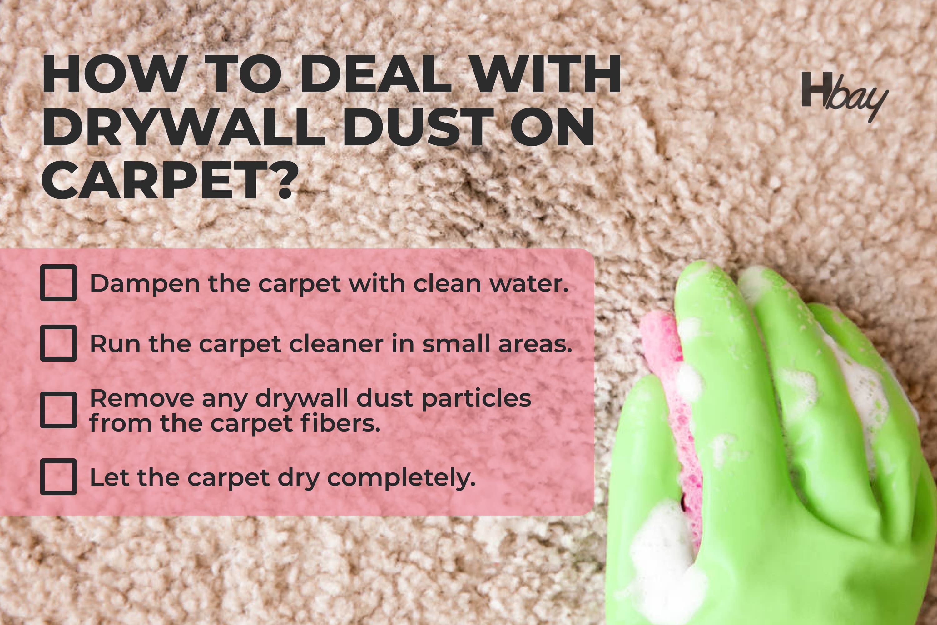 Dealing With Drywall Dust In Your Carpet