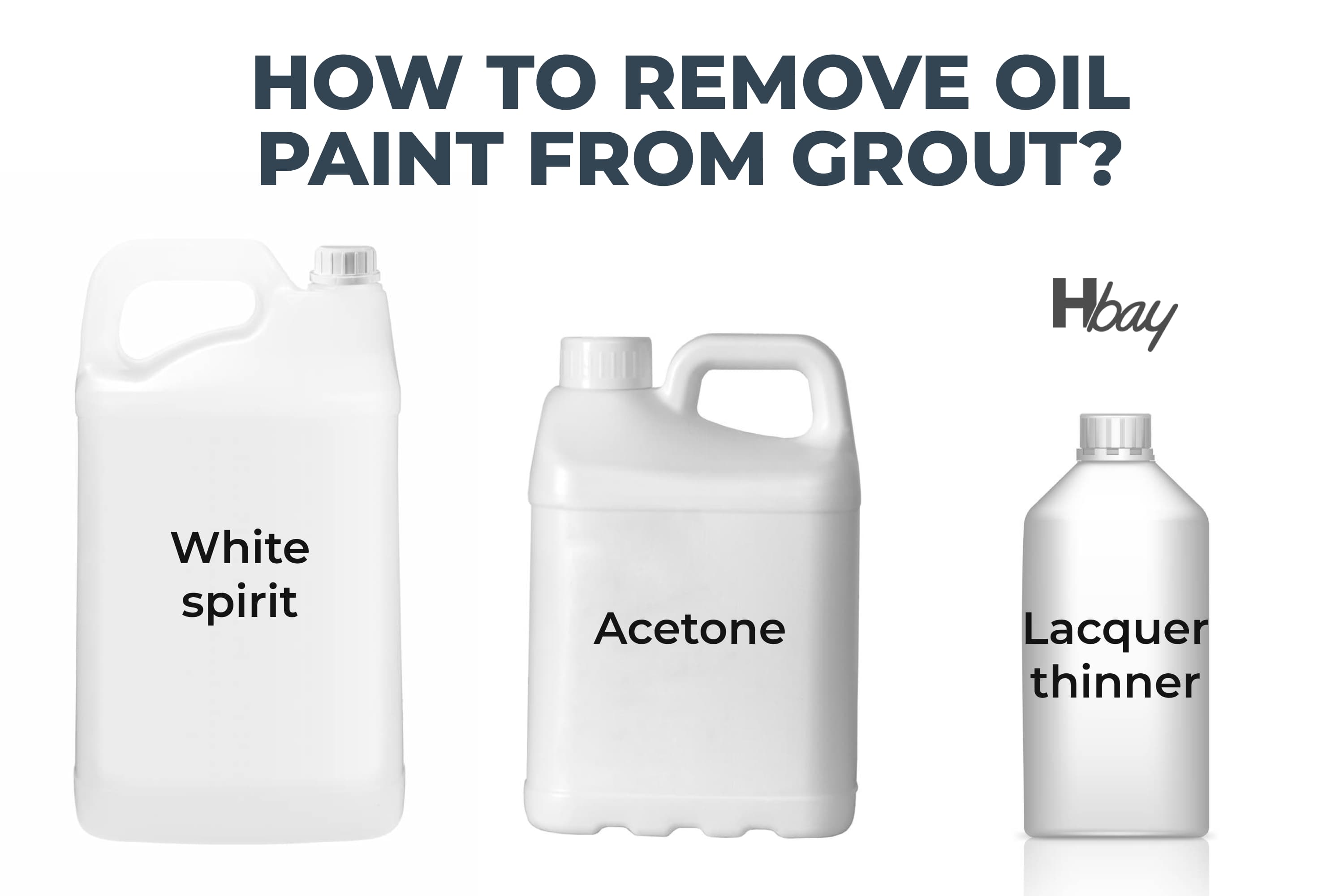 How to remove oil paint from grout