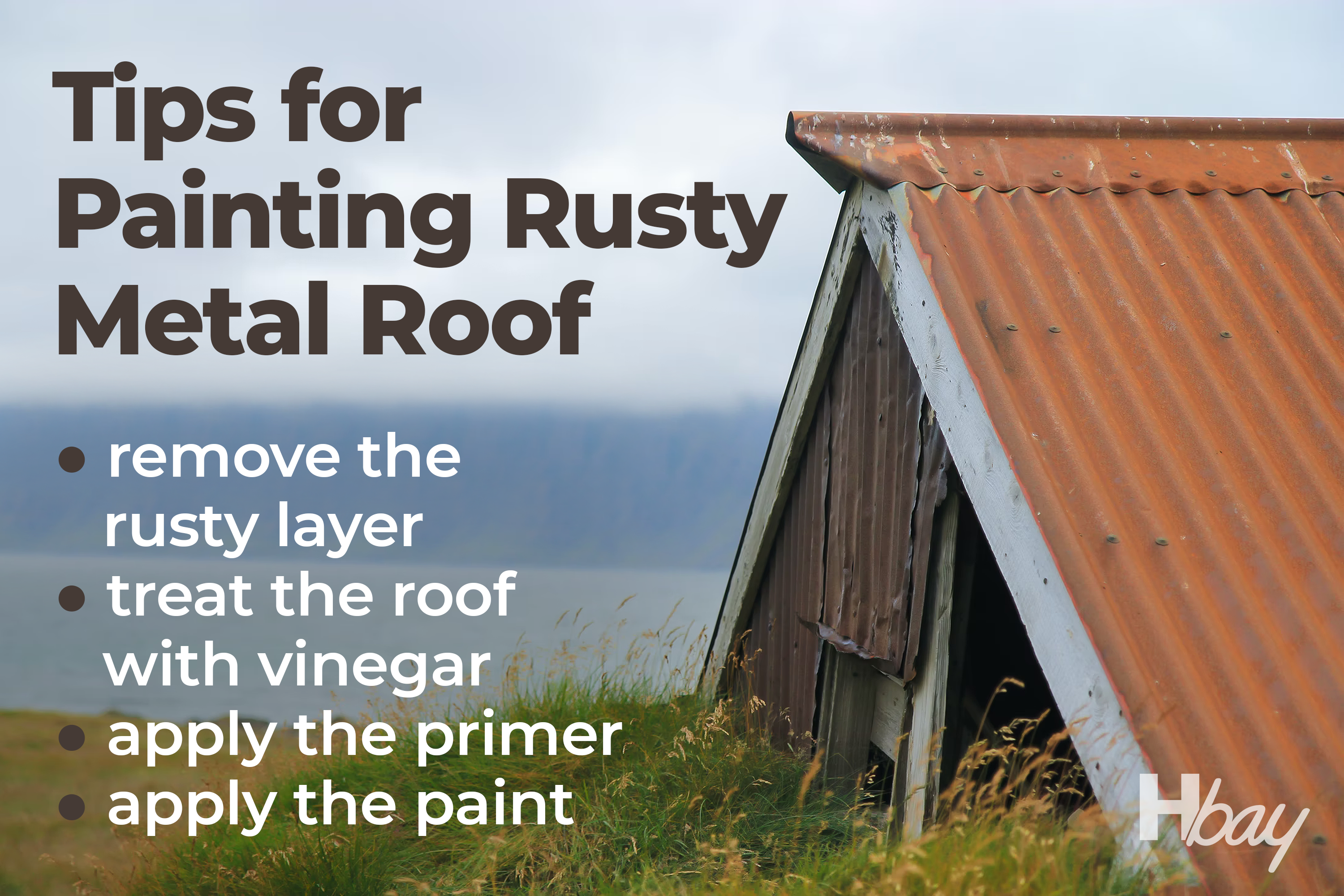 Painting Rusty Metal Roof. How to Do It Right