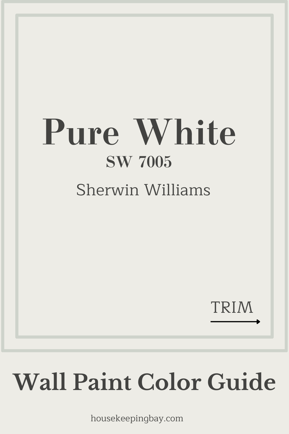 pure white by sherwin williams Wall Paint Color Guide