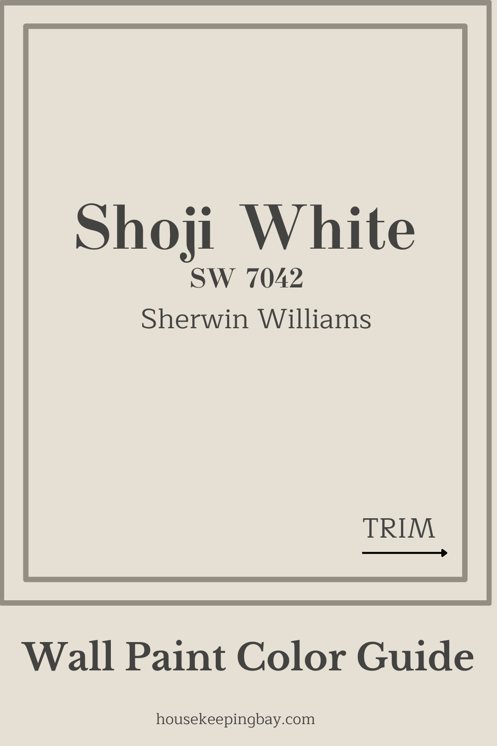 shoji white by sherwin williams Wall Paint Color Guide