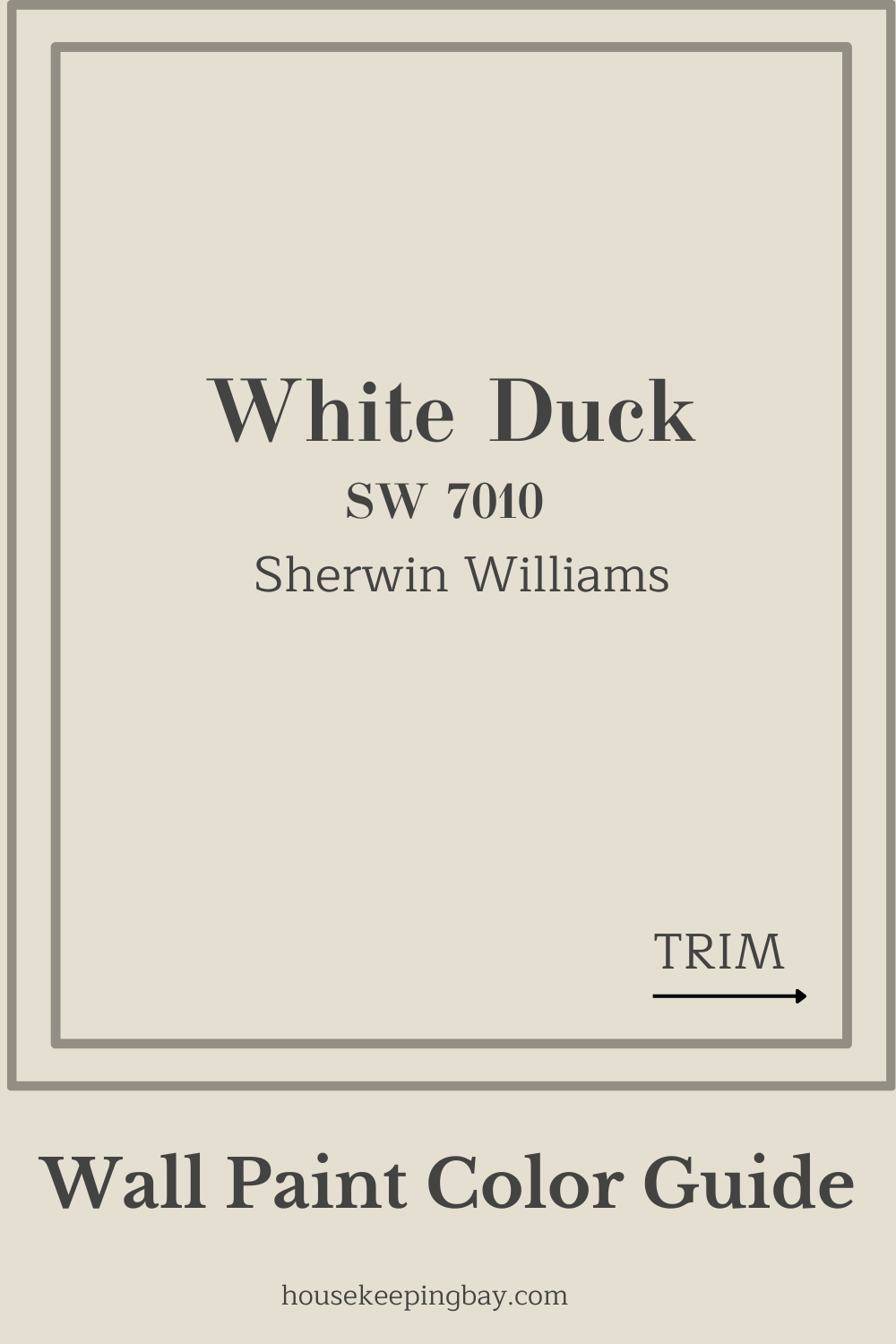 white duck by sherwin williams Wall Paint Color Guide