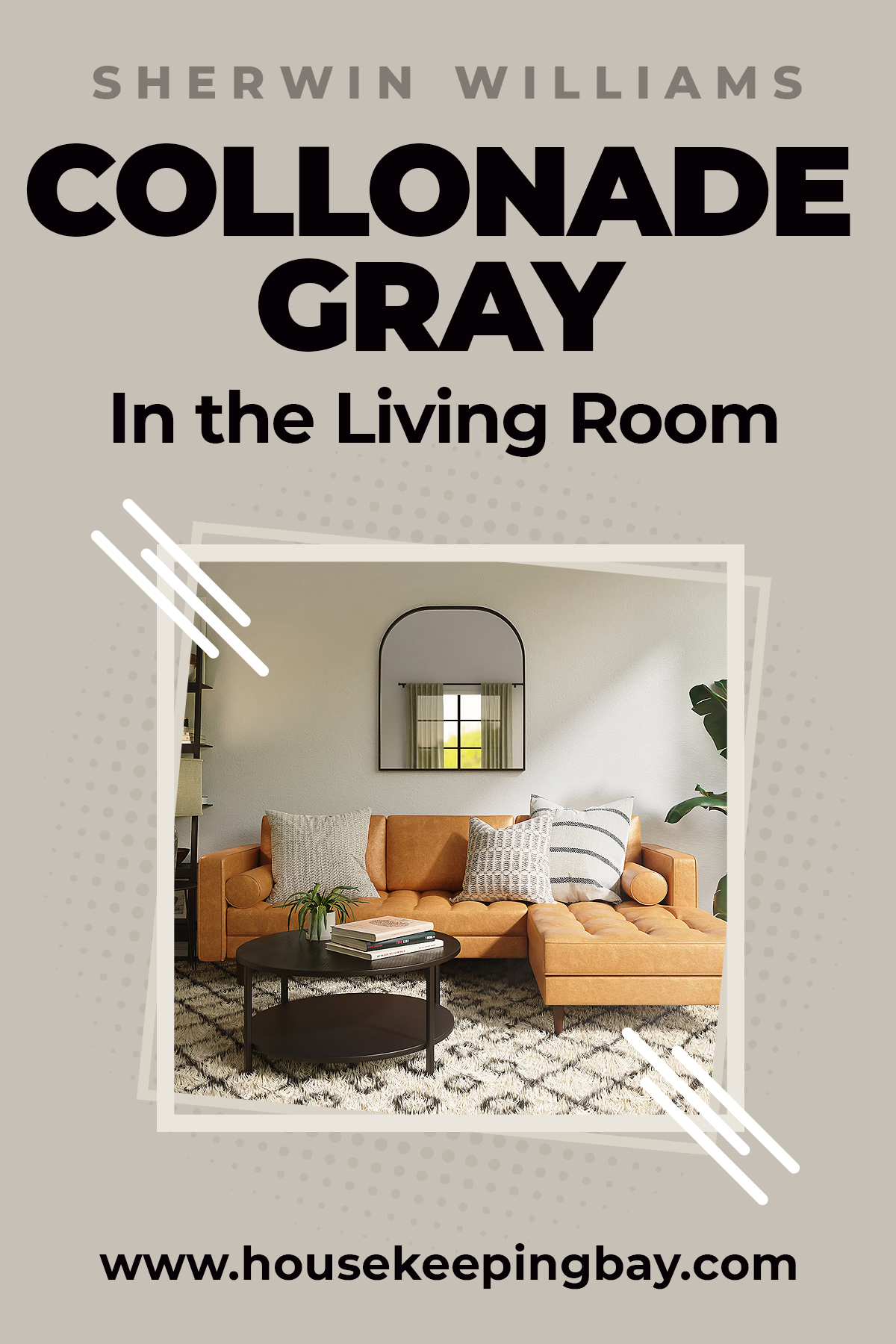 Collonade gray in the living room