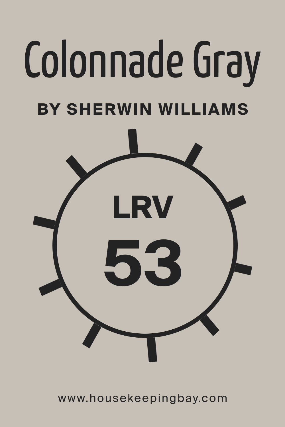Colonnade Gray Color LRV 53