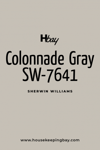 Colonnade Gray SW-7641 By Sherwin Williams - Housekeepingbay