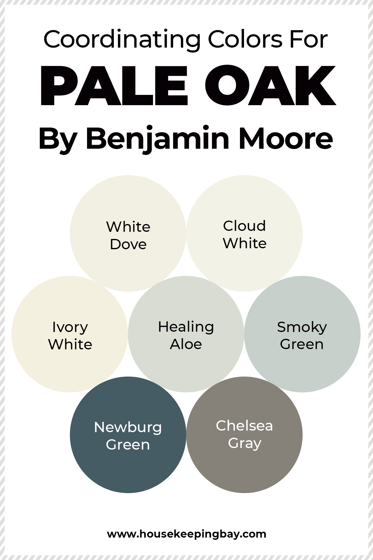 Coordinating Colors For Pale Oak By Benjamin Moore
