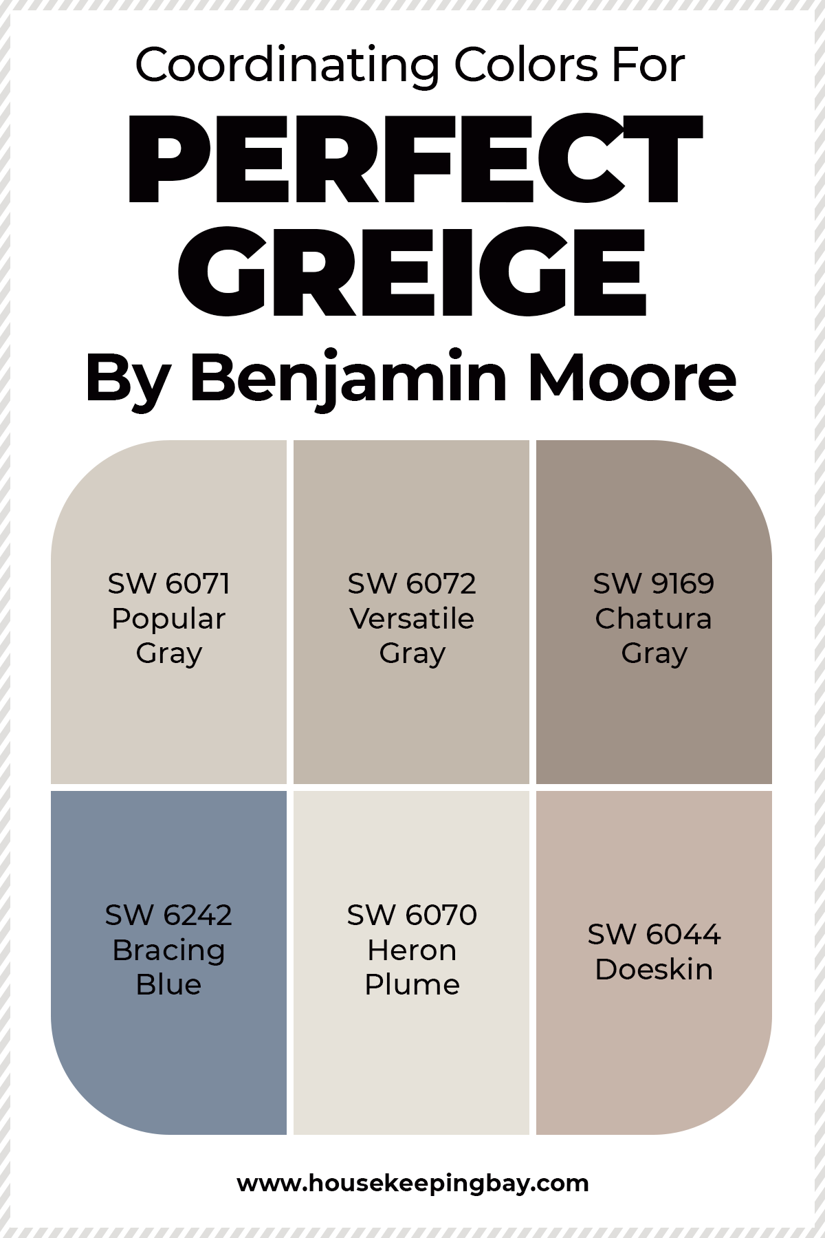 Coordinating Colors For Perfect Greige