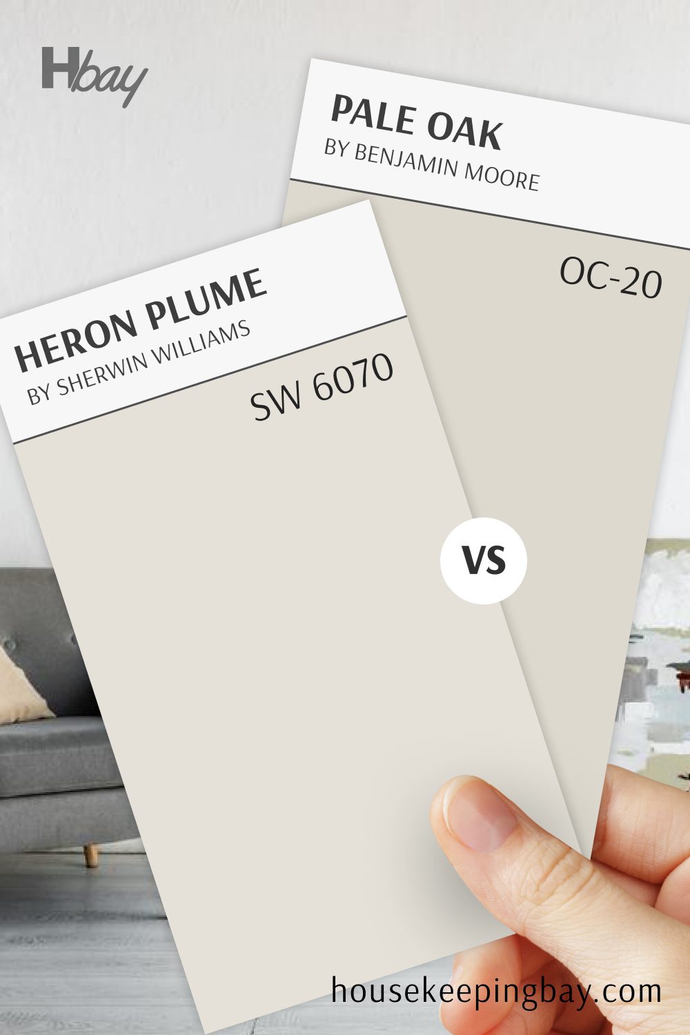 Heron Plume vs Pale Oak