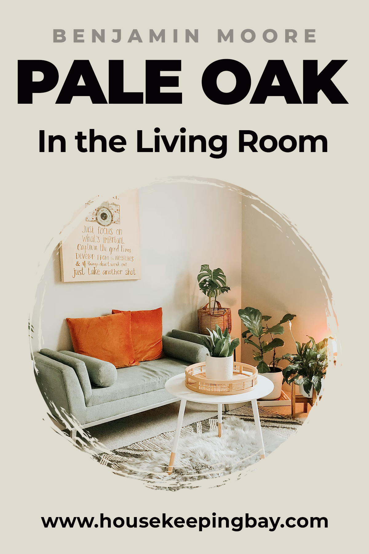 Pale Oak In the Living Room