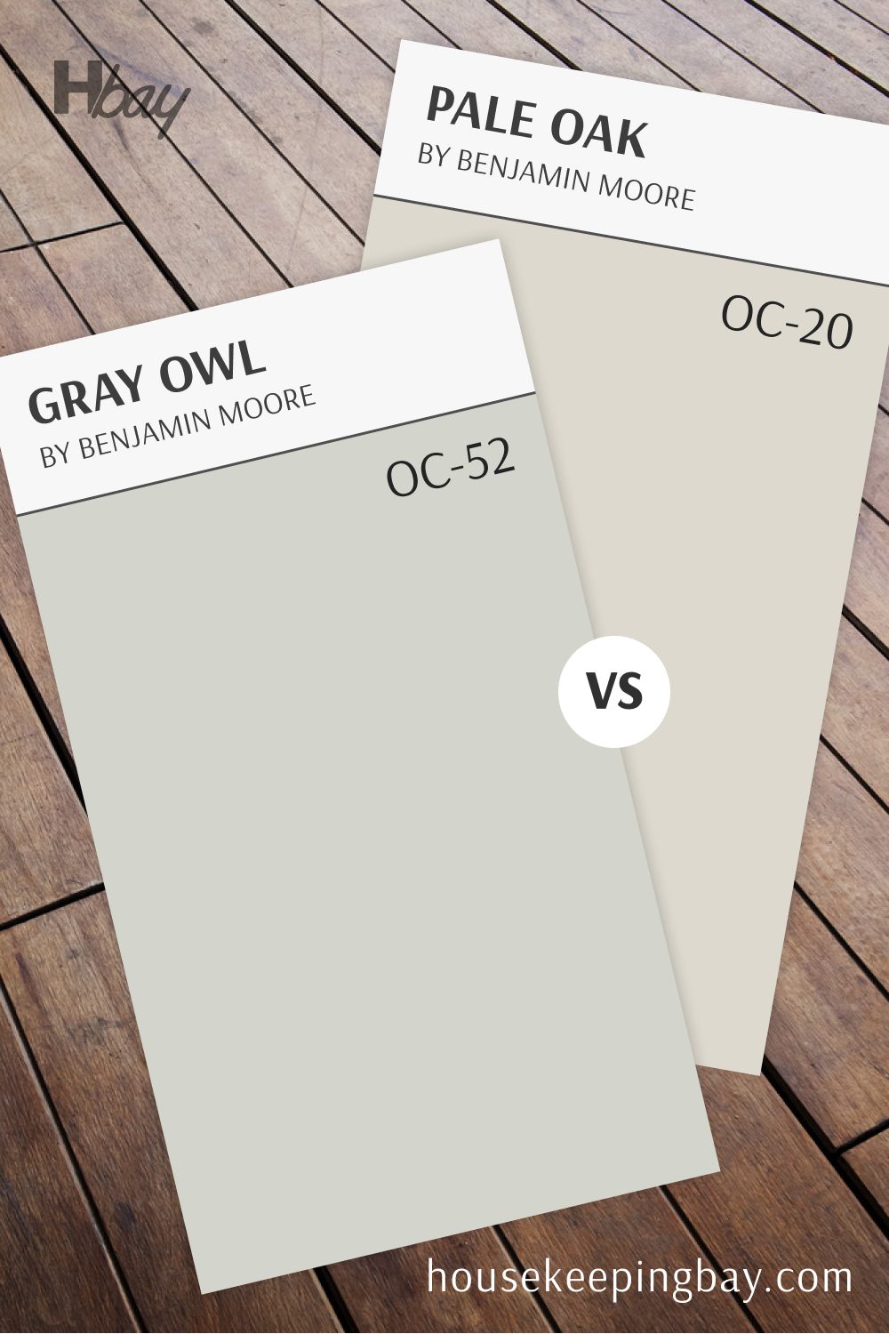 Pale Oak OC-20 vs Gray Owl OC-52