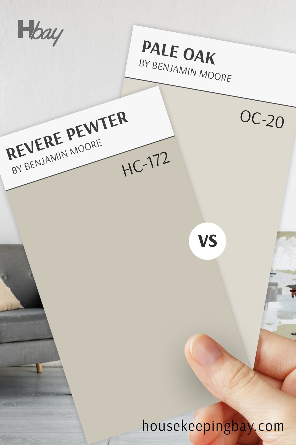 Pale Oak vs Revere Pewter