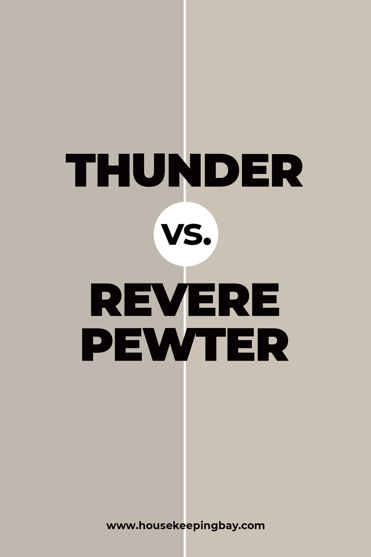 Thunder vs. Revere Pewter