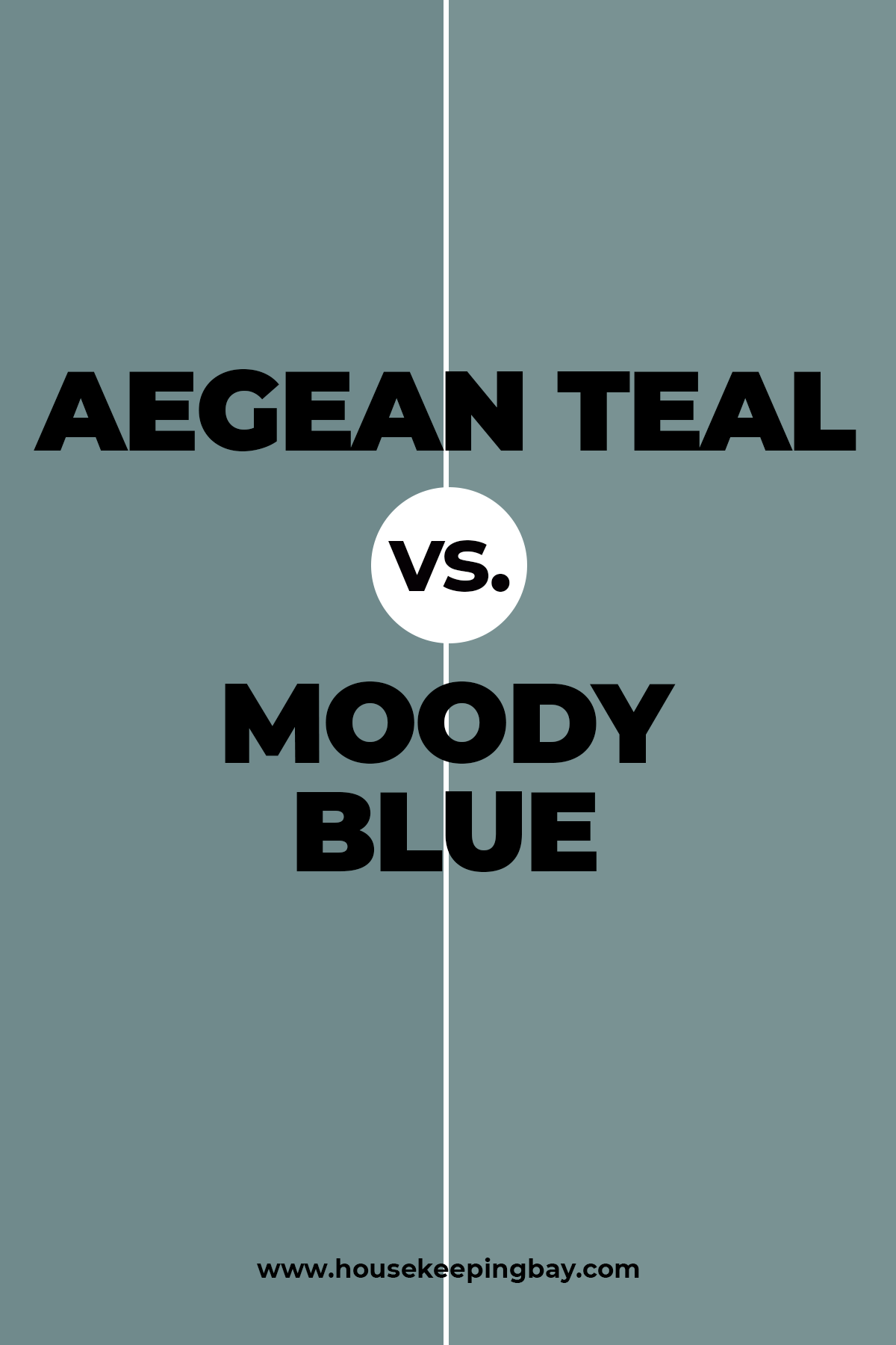 Aegean Teal vs Moody Blue